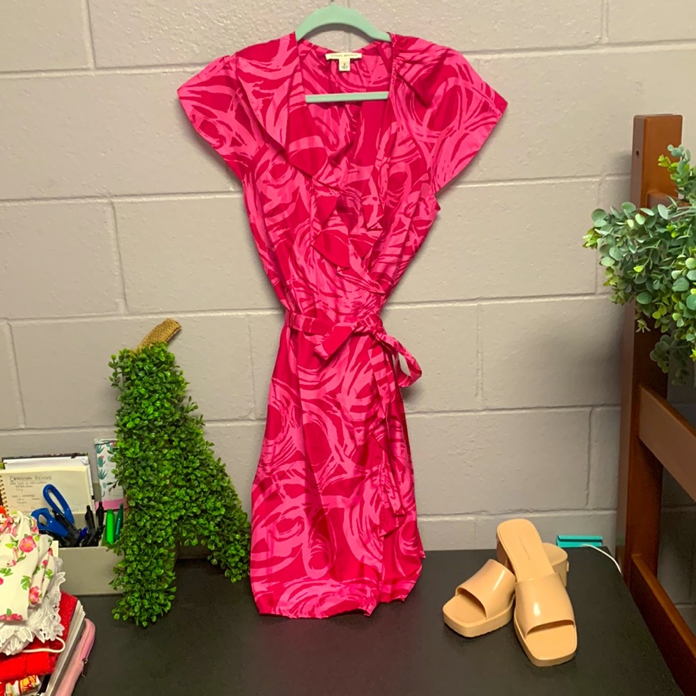 Banana Republic wrap around work dress